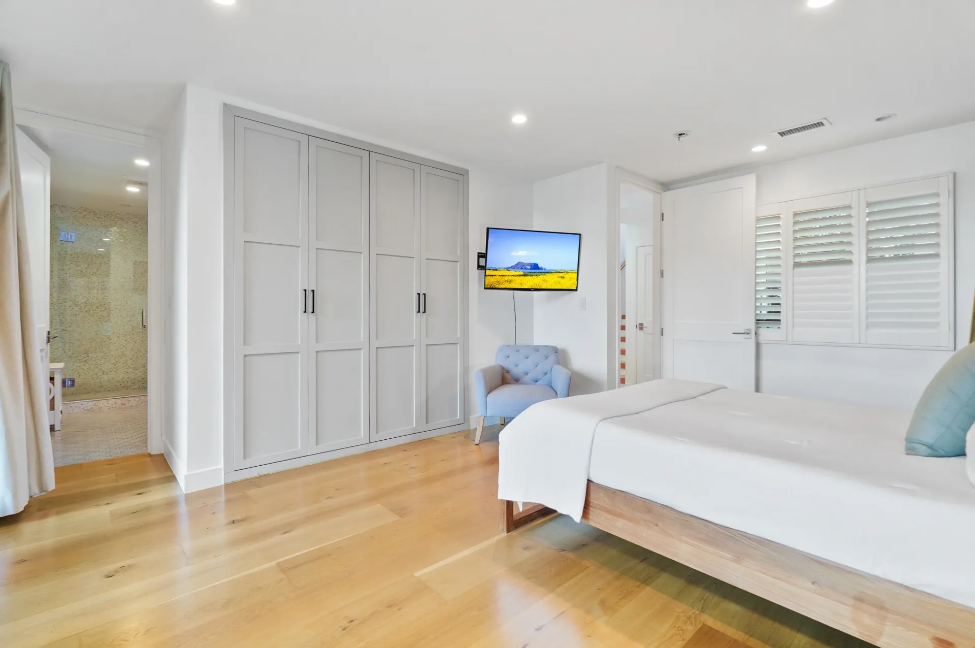 11308 Dona Teresa Dr — Bedrooms: Primary bedroom with custom closet system and spa like bathroom access