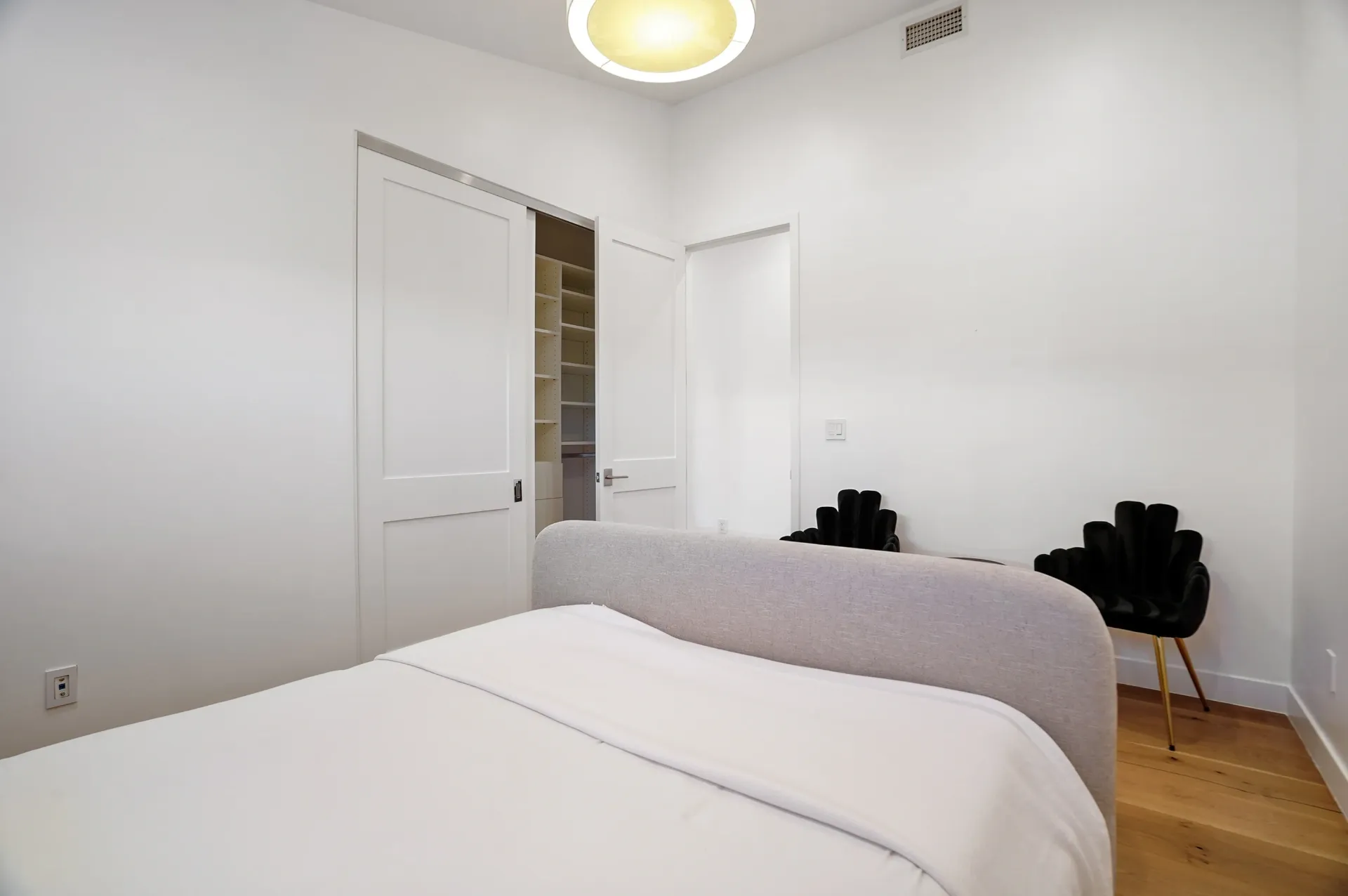 11308 Dona Teresa Dr — Bedrooms: Secondary bedroom with walk-in closet access and minimalist design